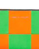 Comme Des Garcons Wallet Fluo Light Orange/ Green Wallets and Cardholders Wallets SA8100FS 1