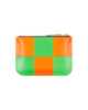 Comme Des Garcons Wallet Fluo Light Orange/ Green Wallets and Cardholders Wallets SA8100FS 1