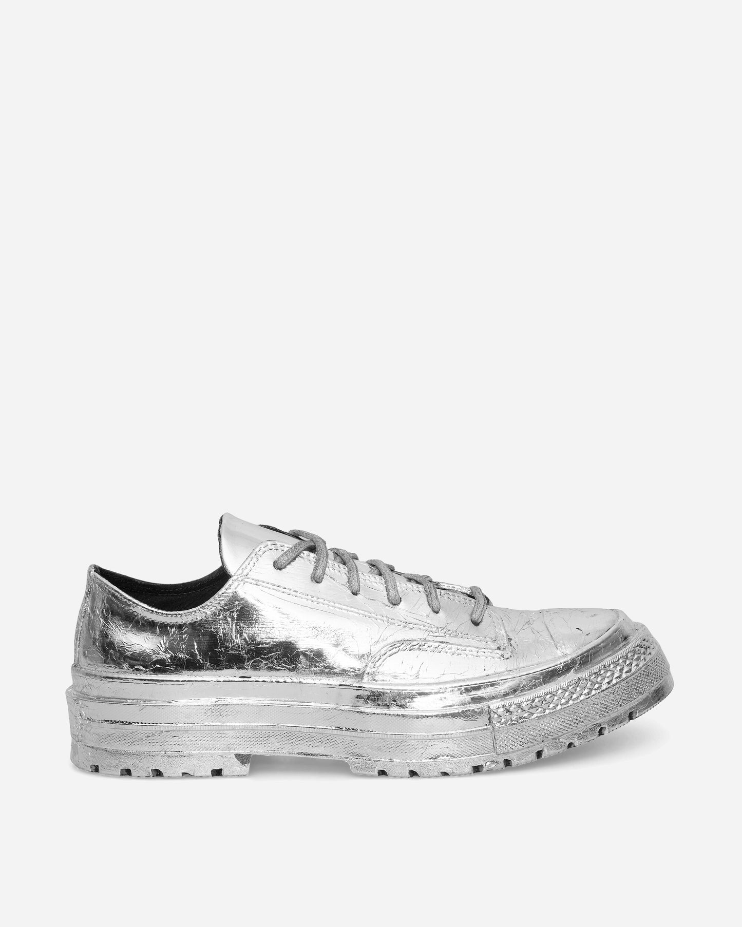 Converse Chuck 70 National Leather Ltd Silver Foil Sneakers Low A18976C