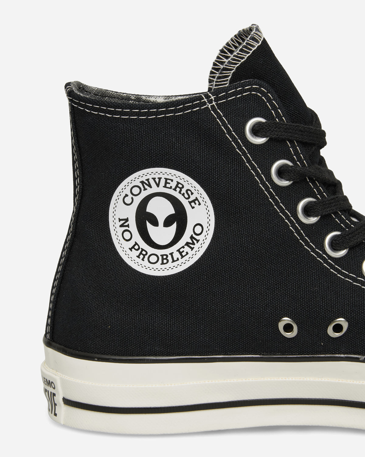 Converse No Problemo X Converse Black Chuck 70 Hi Black Sneakers Mid CV9000201