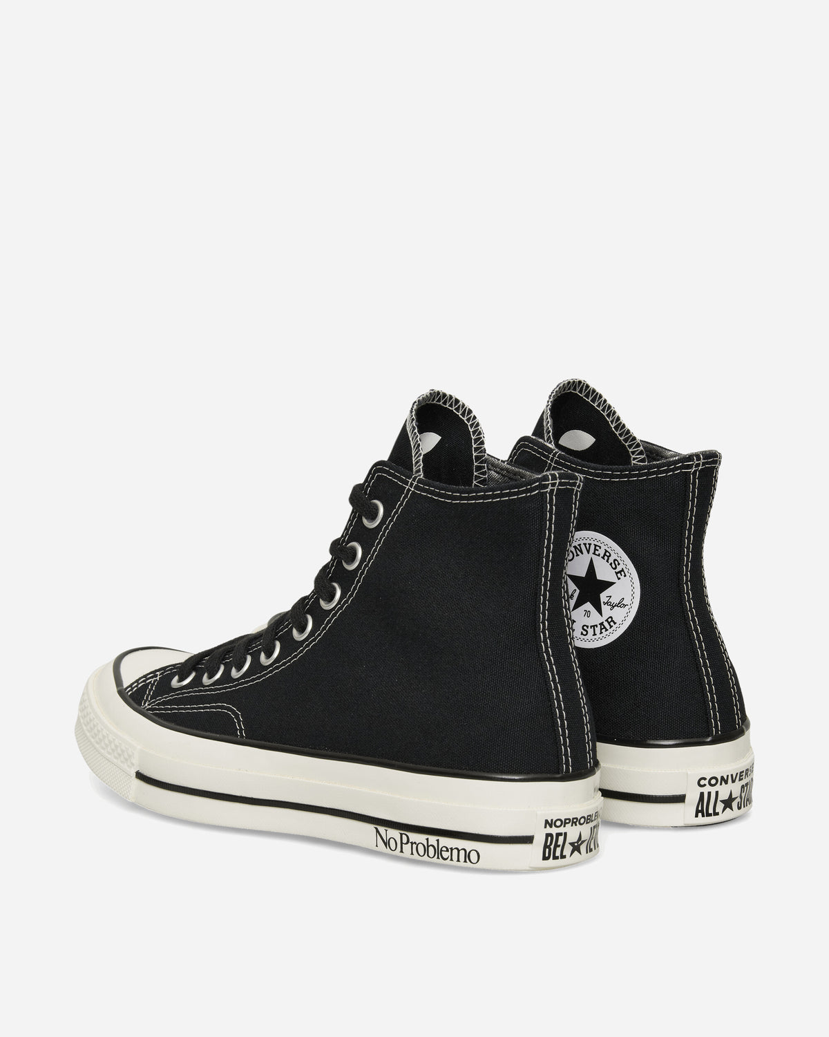 Converse No Problemo X Converse Black Chuck 70 Hi Black Sneakers Mid CV9000201