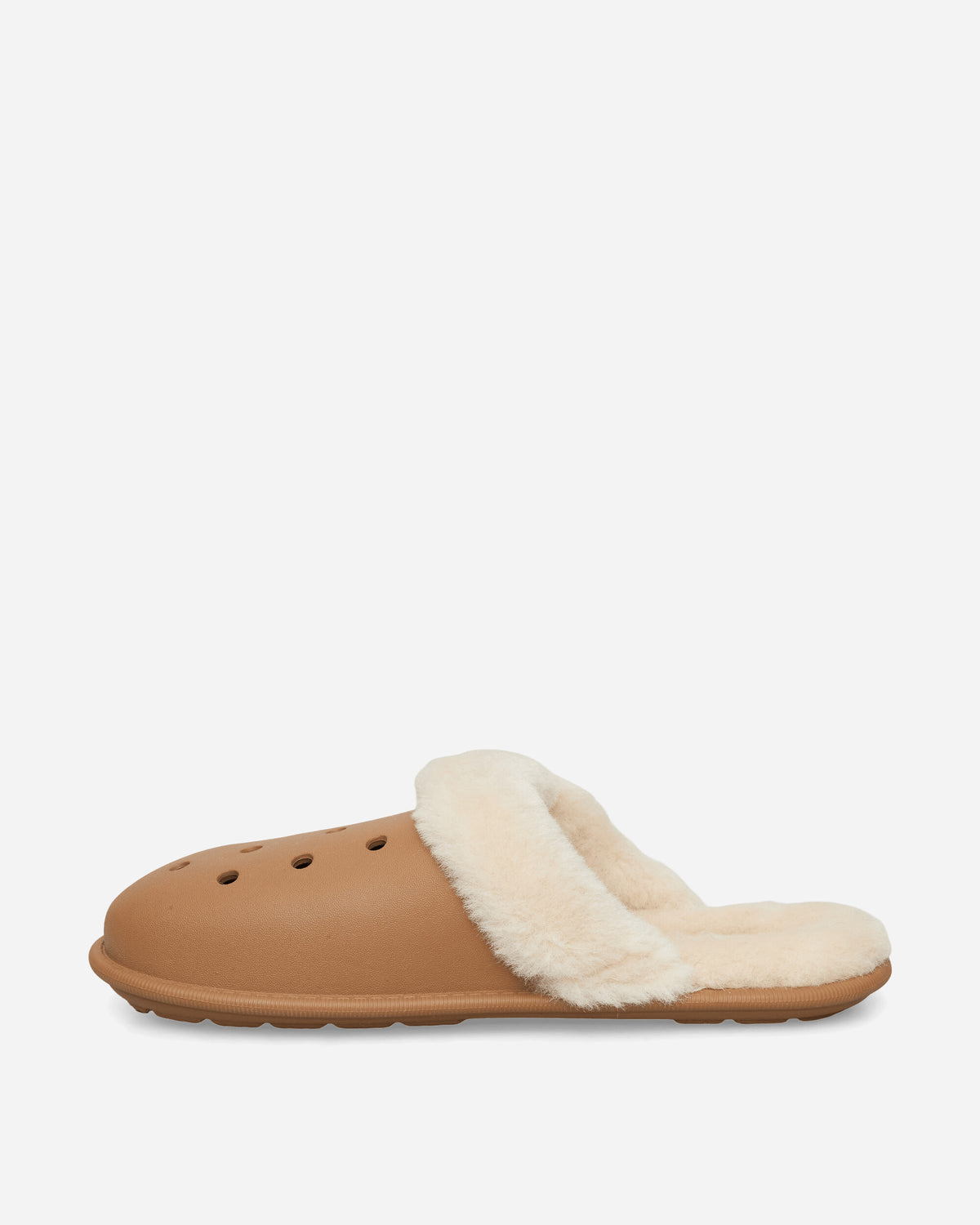 Crocs Classic Fuzz Scuff Sepia Sandals and Slides Sandals and Mules CR.212143 2EY