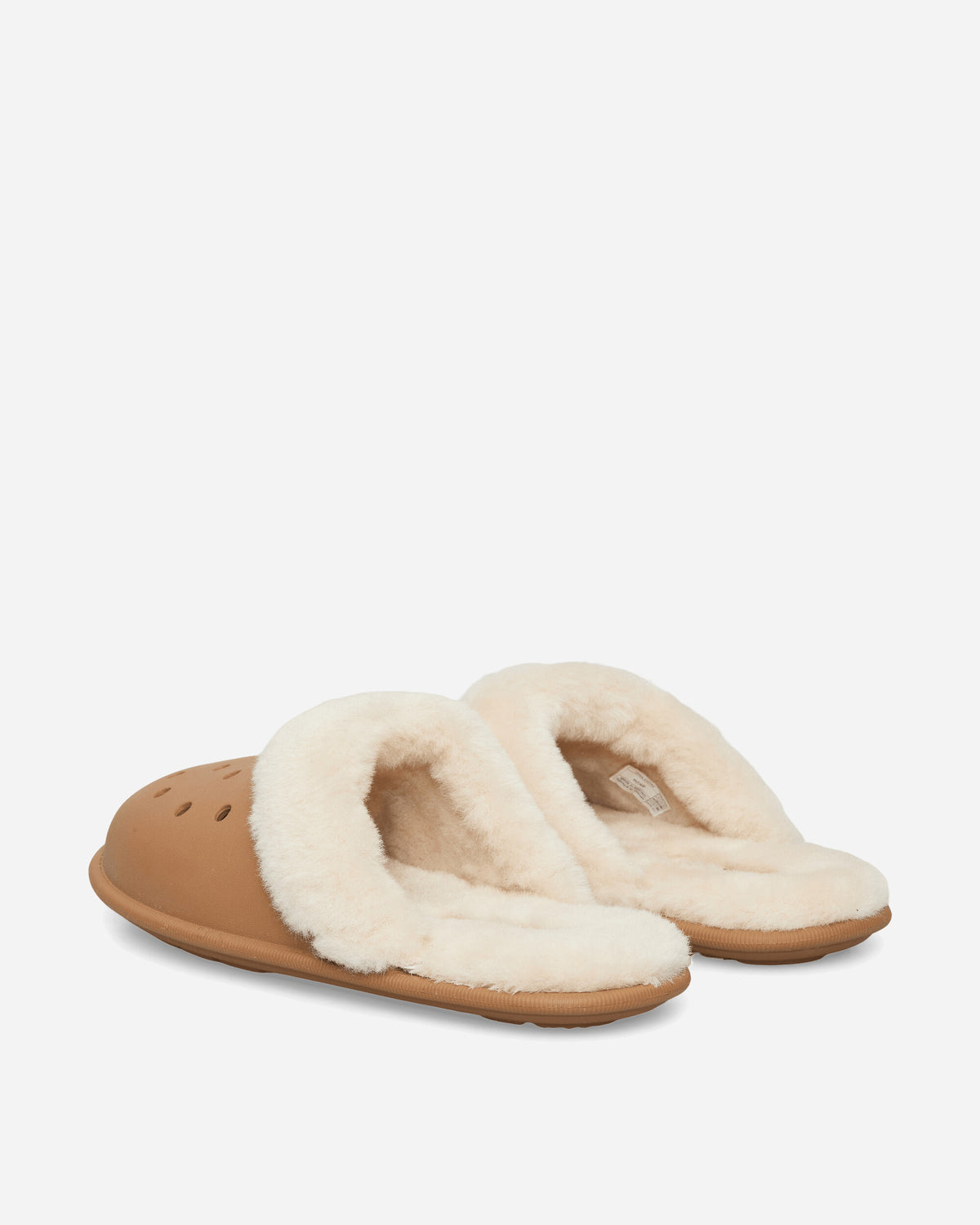 Crocs Classic Fuzz Scuff Sepia Sandals and Slides Sandals and Mules CR.212143 2EY