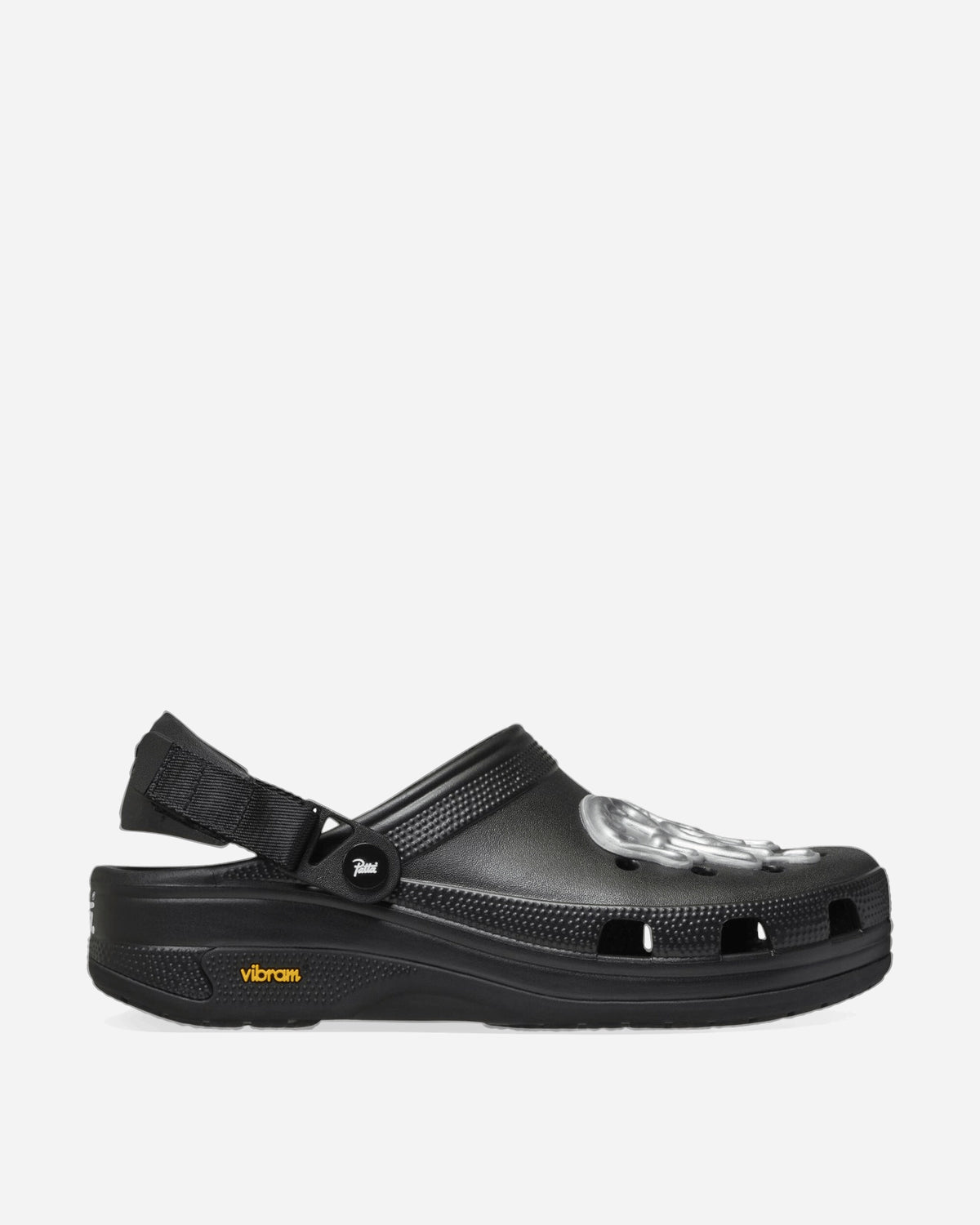 Crocs Patta X Crocs Classic Clog Black Sandals and Slides Sandals and Mules 212487 BLK