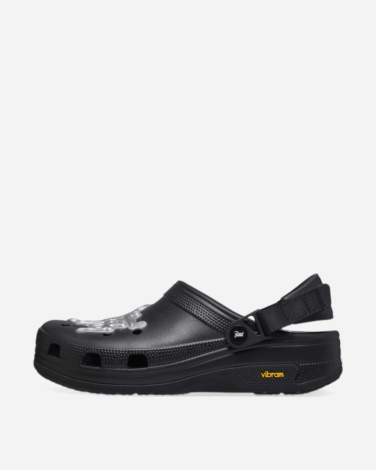 Crocs Patta X Crocs Classic Clog Black Sandals and Slides Sandals and Mules 212487 BLK