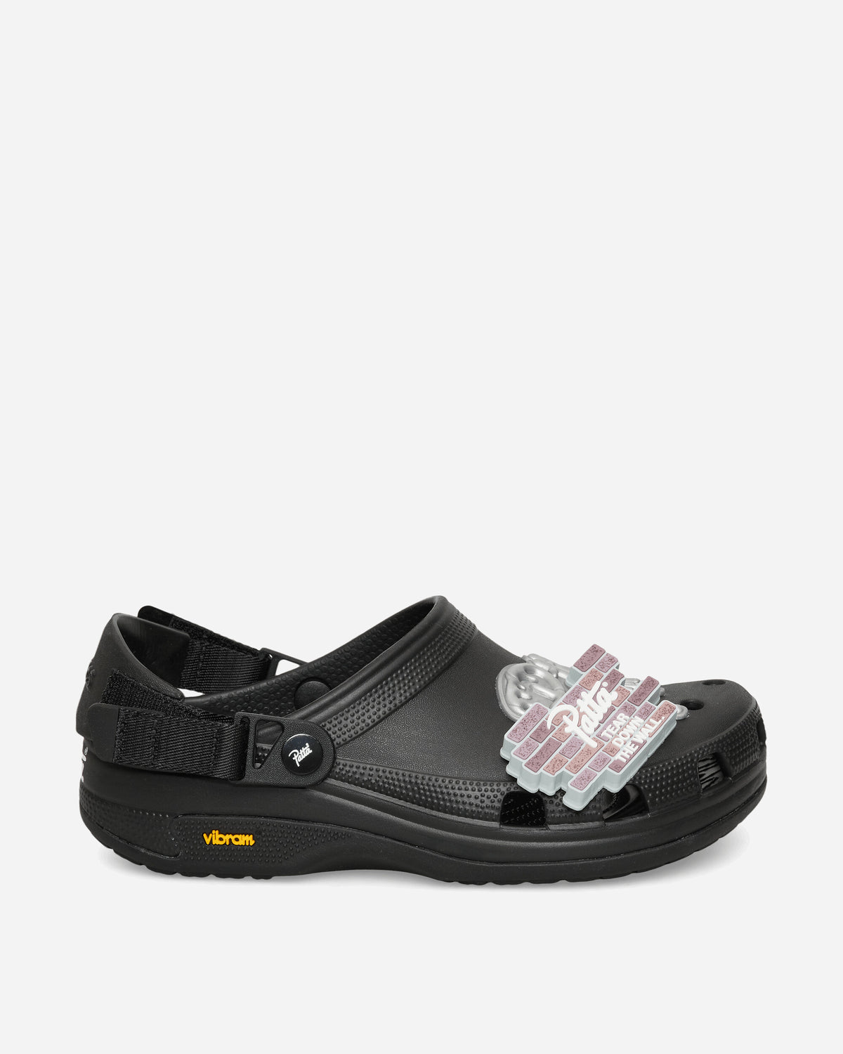 Crocs Patta X Crocs Classic Clog Black Sandals and Slides Sandals and Mules 212487 BLK