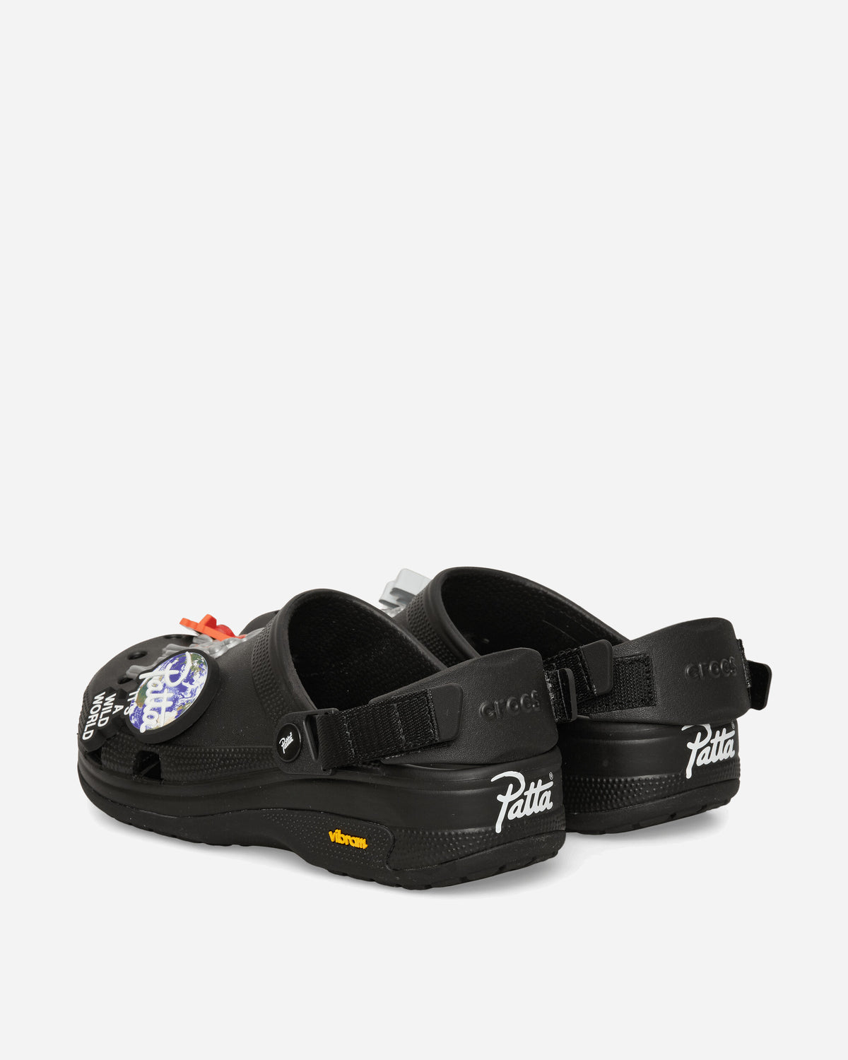 Crocs Patta X Crocs Classic Clog Black Sandals and Slides Sandals and Mules 212487 BLK