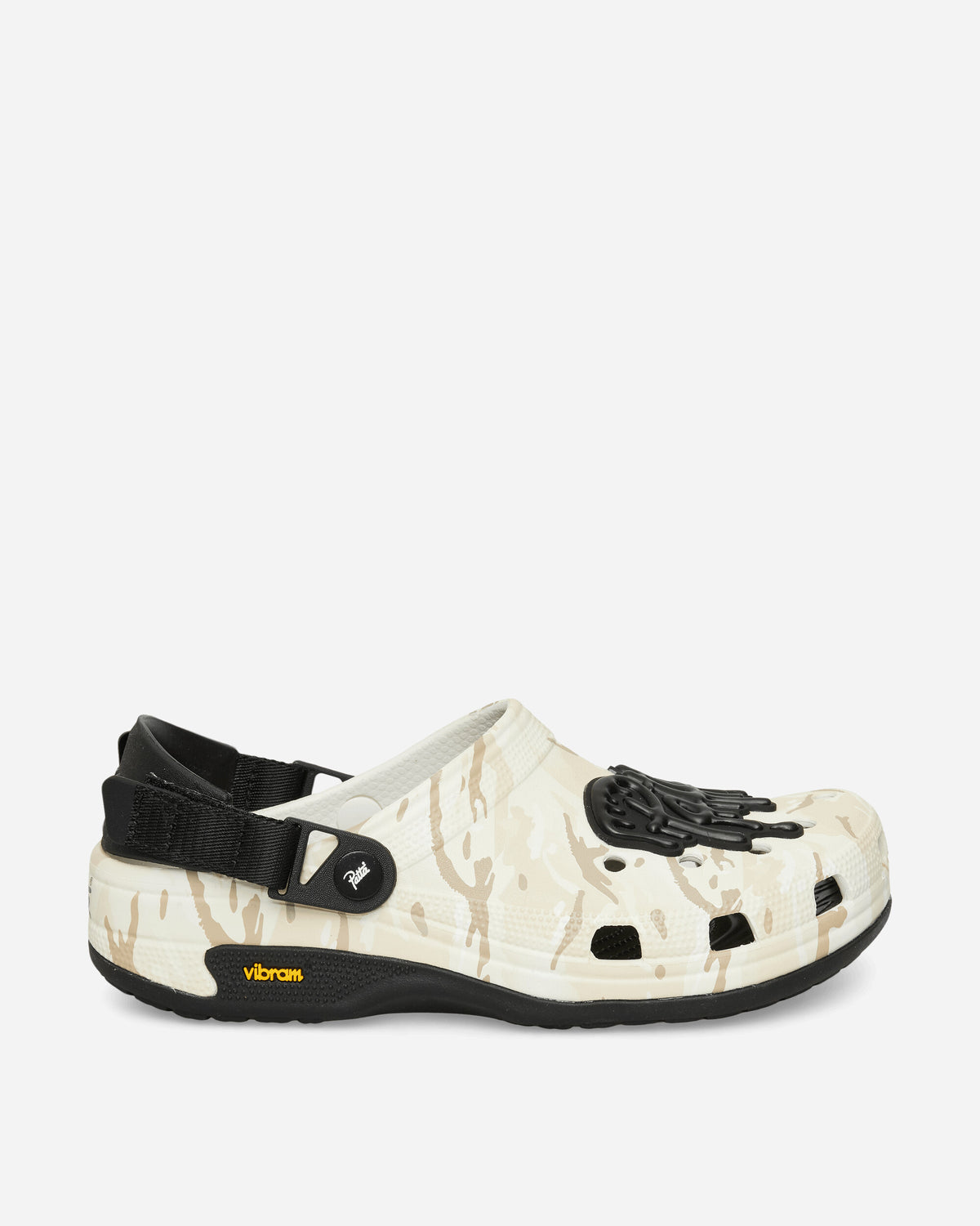 Crocs Patta X Crocs Classic Clog White Sandals and Slides Sandals and Mules 212487 ALWH