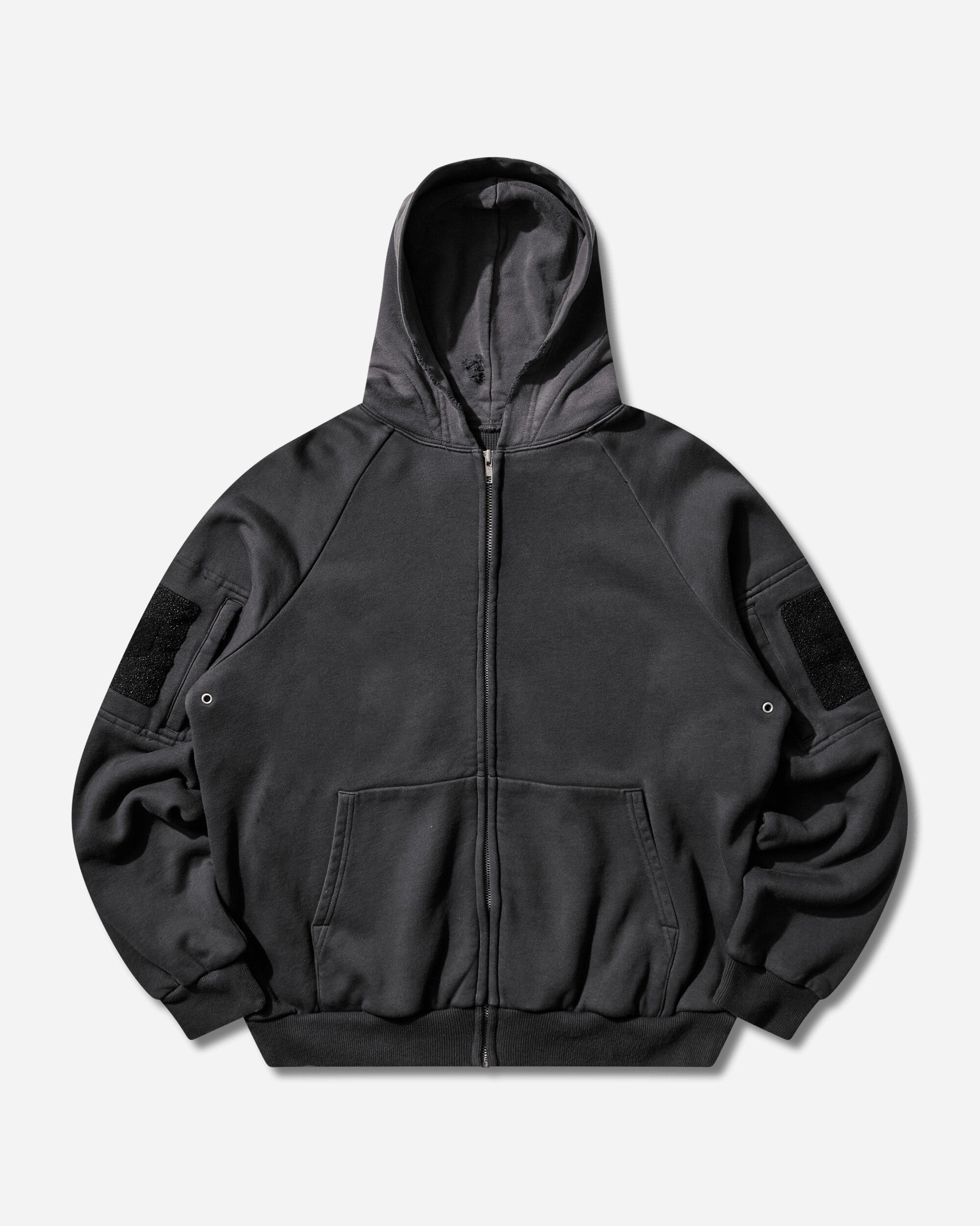 DIARY 1999 Waffle Lined Hoodie Black Sweatshirts Zip-Ups DIARYWAFFHDBLK BLK