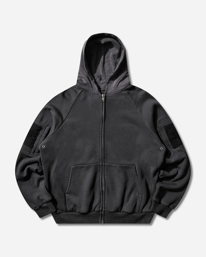 DIARY 1999 Waffle Lined Hoodie Black Sweatshirts Zip-Ups DIARYWAFFHDBLK BLK