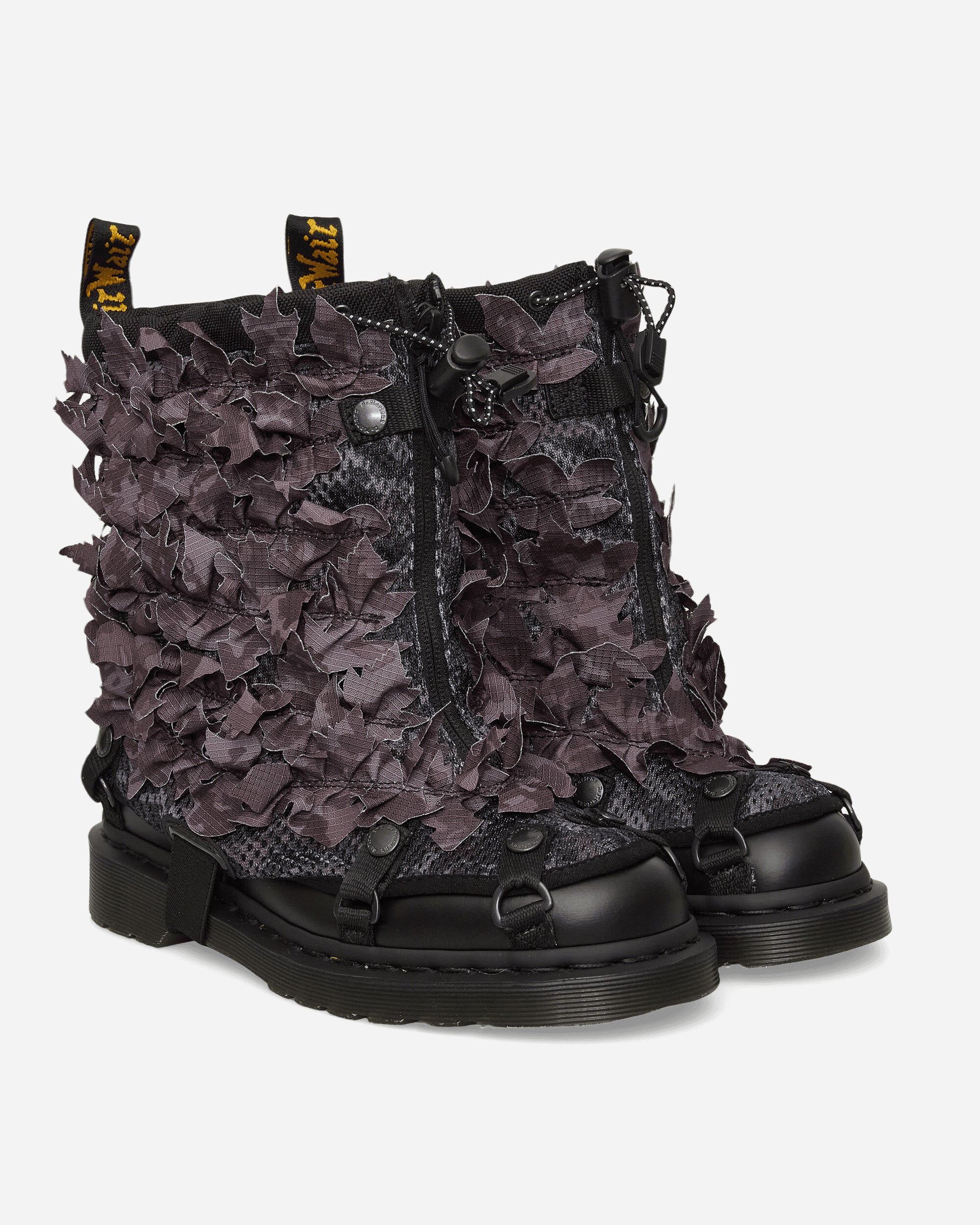 Dr. Martens 1460 Babylon Black Black Classic Shoes Laced Up 41853002