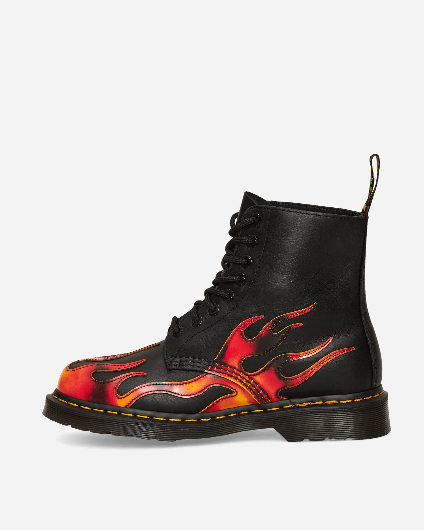 Dr. Martens 1460 Pascal Black/Vibrant Red Classic Shoes Laced Up 41517001