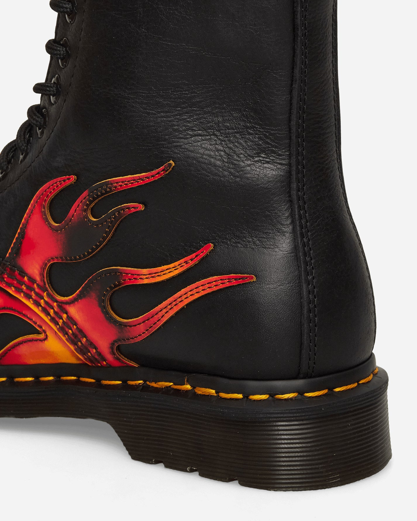 Dr. Martens 1460 Pascal Black/Vibrant Red Classic Shoes Laced Up 41517001