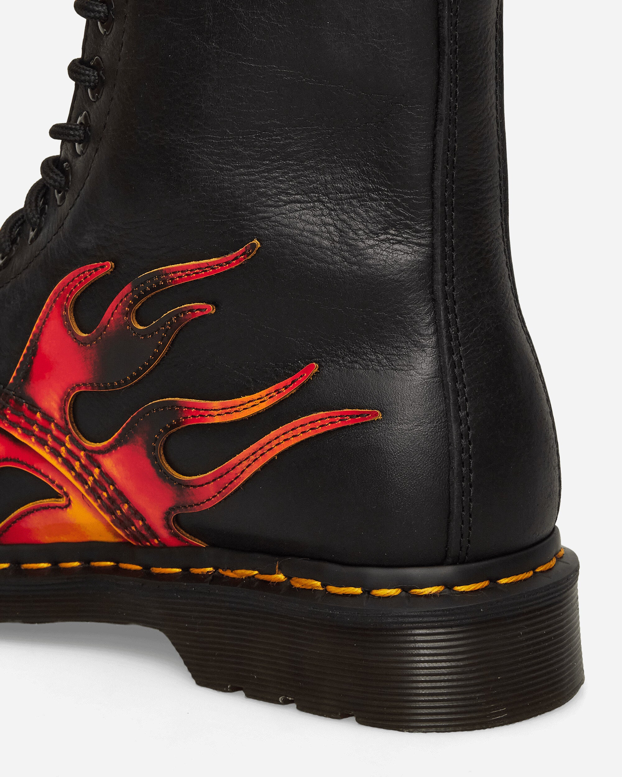 Dr. Martens 1460 Pascal Black/Vibrant Red Classic Shoes Laced Up 41517001