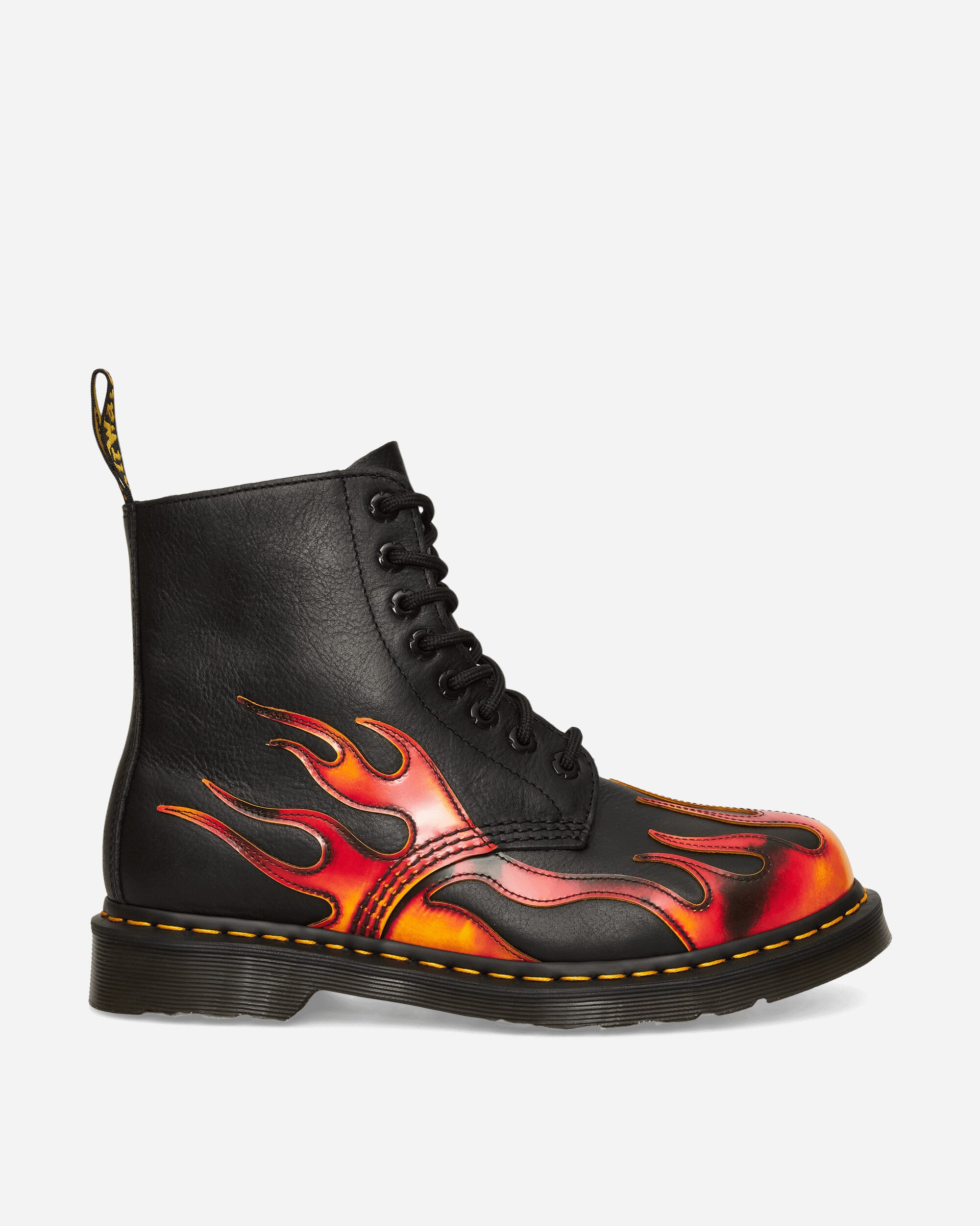 Dr. Martens 1460 Pascal Black/Vibrant Red Classic Shoes Laced Up 41517001