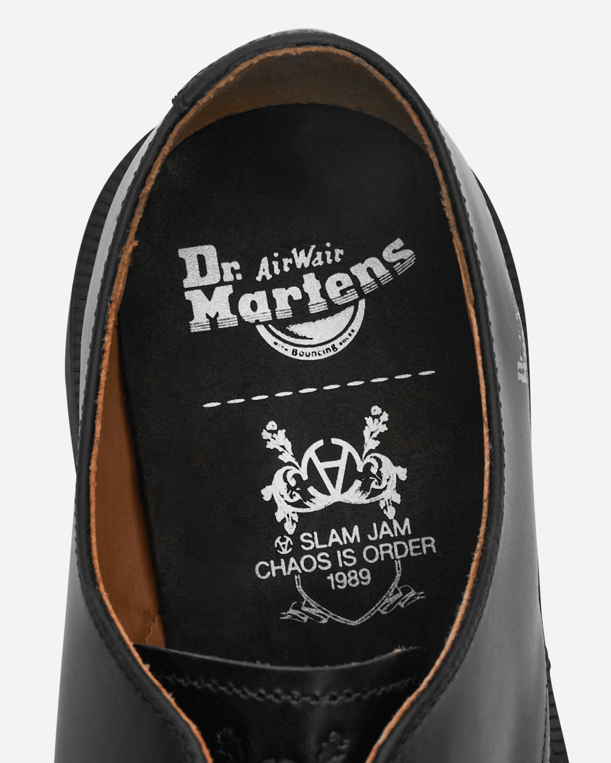Dr. Martens 1461 Steel Toe X Slam Jam Black Classic Shoes Laced Up 41887001