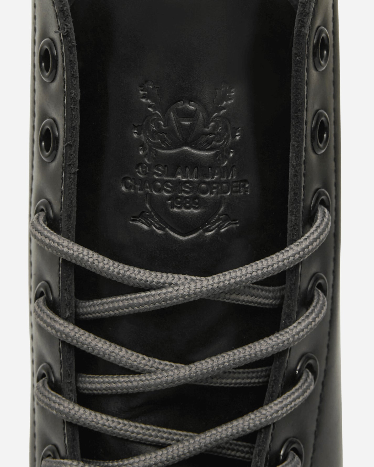 Dr. Martens 1490 Steel Toe Boot X Slam Jam Black Boots Laced Up Boots 41886001