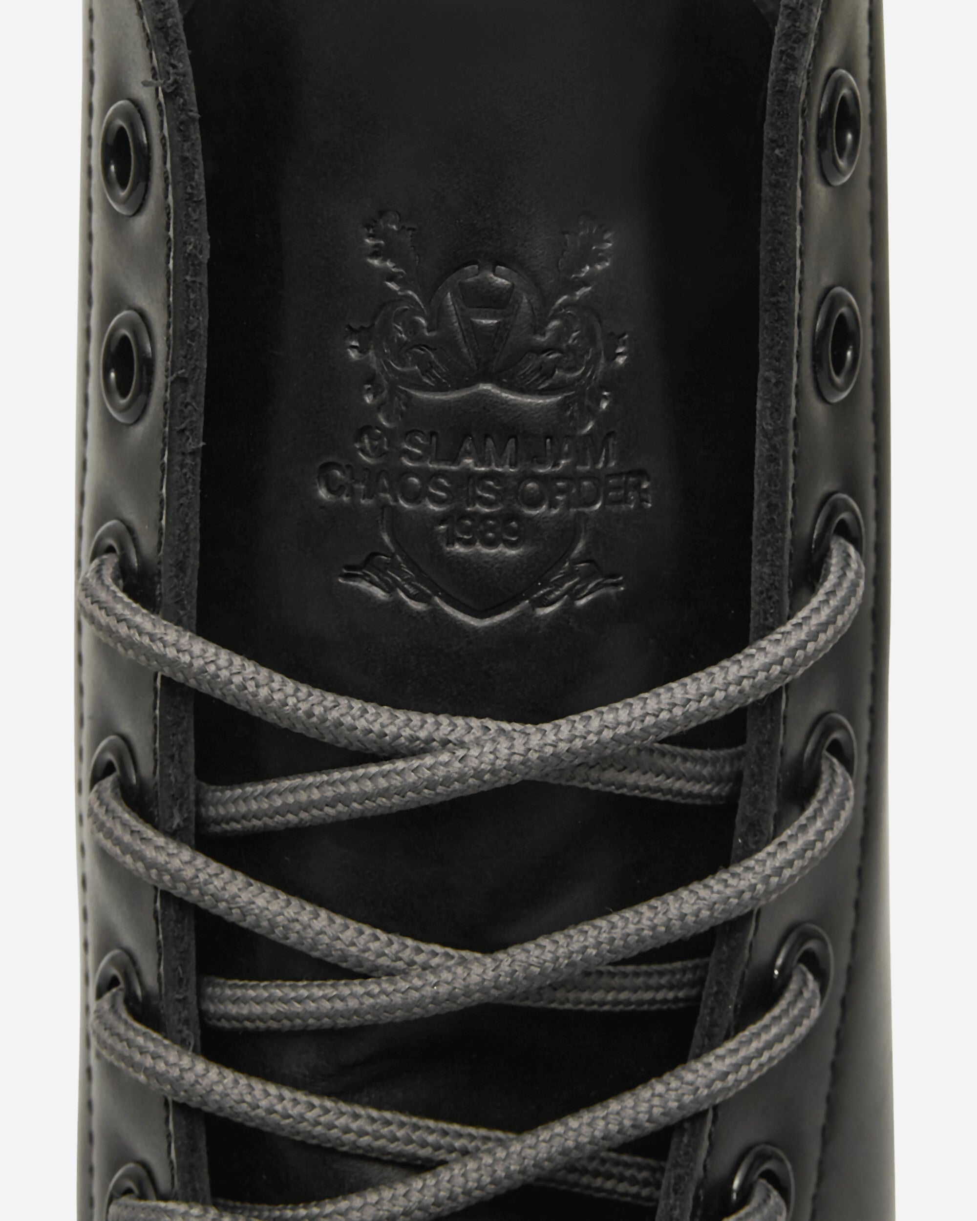 Dr. Martens 1490 Steel Toe Boot X Slam Jam Black Boots Laced Up Boots 41886001