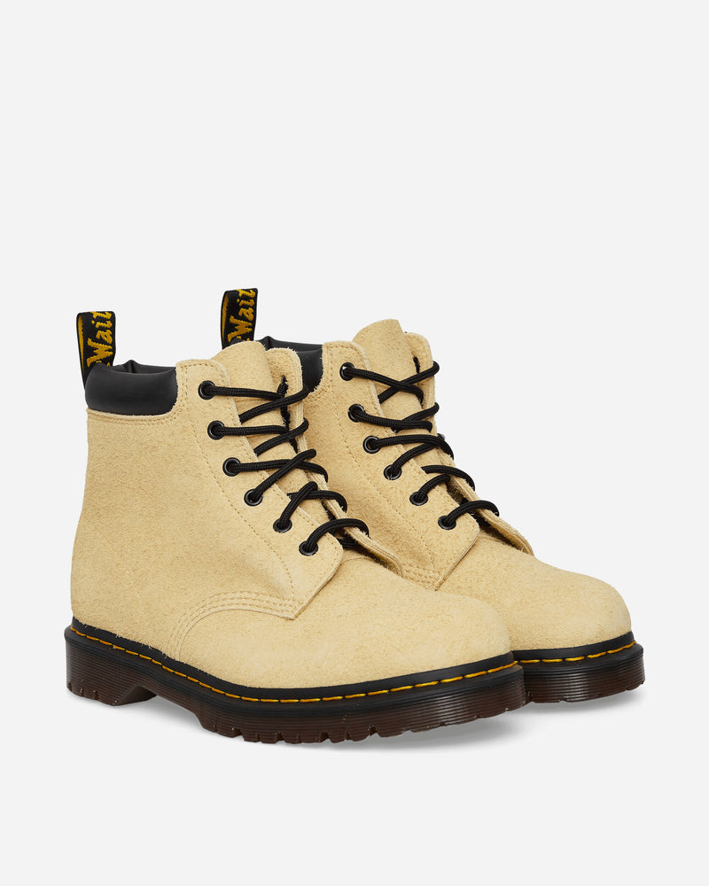 Ben 939 Suede Lace Up Boots Yellow