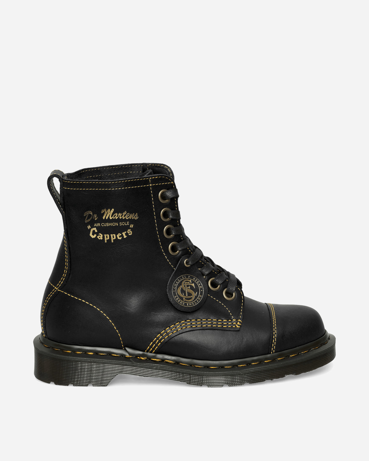 Dr. Martens Cappers Black Boots Laced Up Boots 43549001
