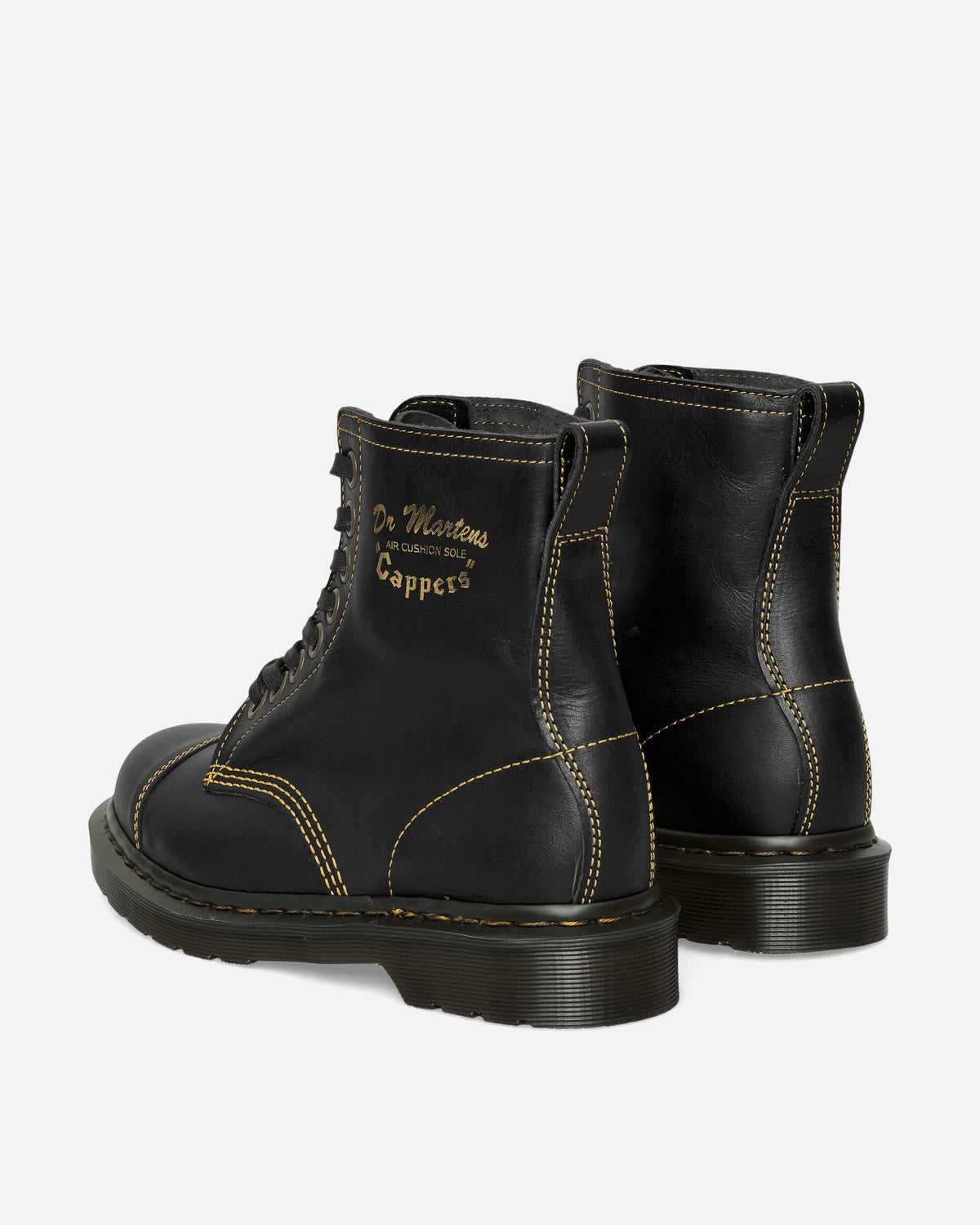 Dr. Martens Cappers Black Boots Laced Up Boots 43549001