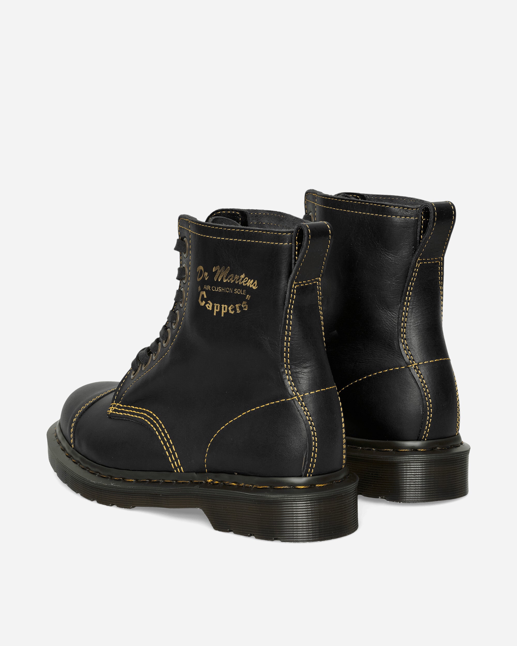 Dr. Martens Cappers Black Boots Laced Up Boots 43549001