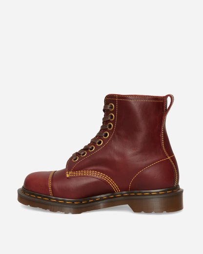 Dr. Martens Cappers Burgundy Boots Laced Up Boots 43549600