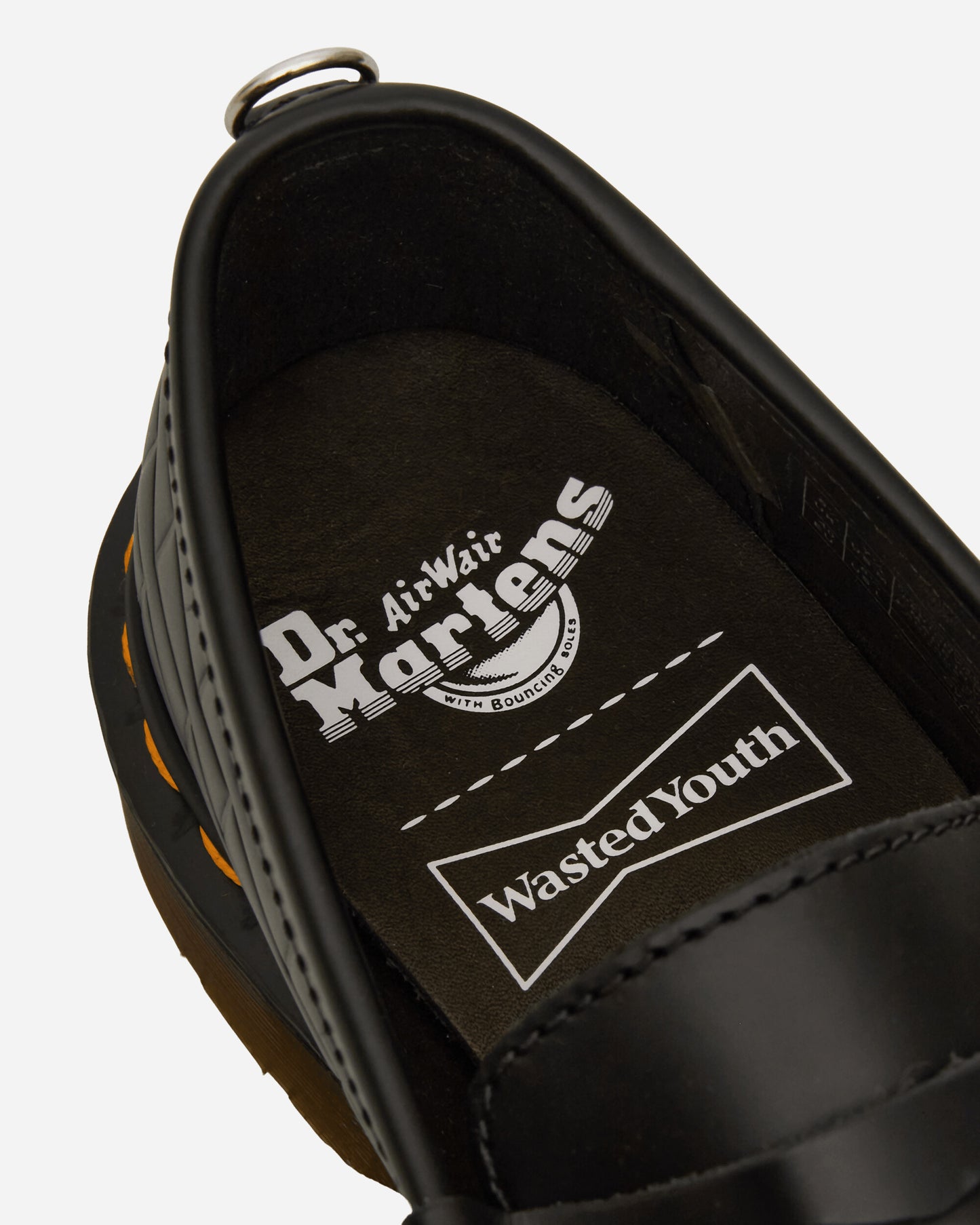 Dr. Martens Wasted Youth Penton Loafer DMs Black Smooth Leather Classic Shoes Loafers 44034001
