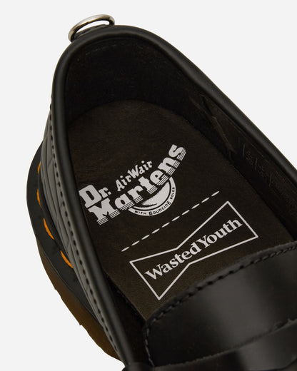 Dr. Martens Wasted Youth Penton Loafer DMs Black Smooth Leather Classic Shoes Loafers 44034001