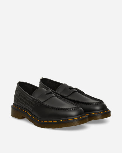 Dr. Martens Wasted Youth Penton Loafer DMs Black Smooth Leather Classic Shoes Loafers 44034001