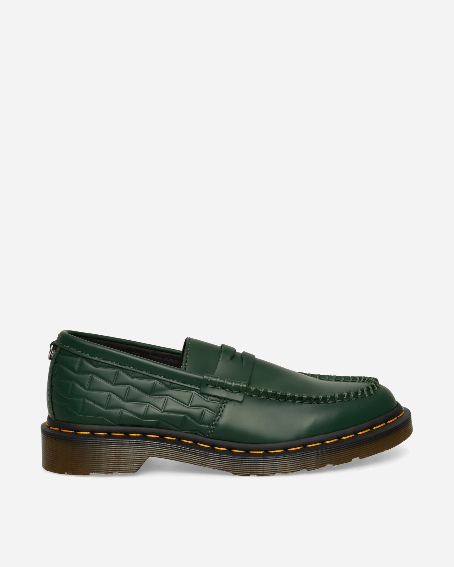 Dr. Martens Wasted Youth Penton Loafer DMs Green Smooth Leather Classic Shoes Loafers 44034300