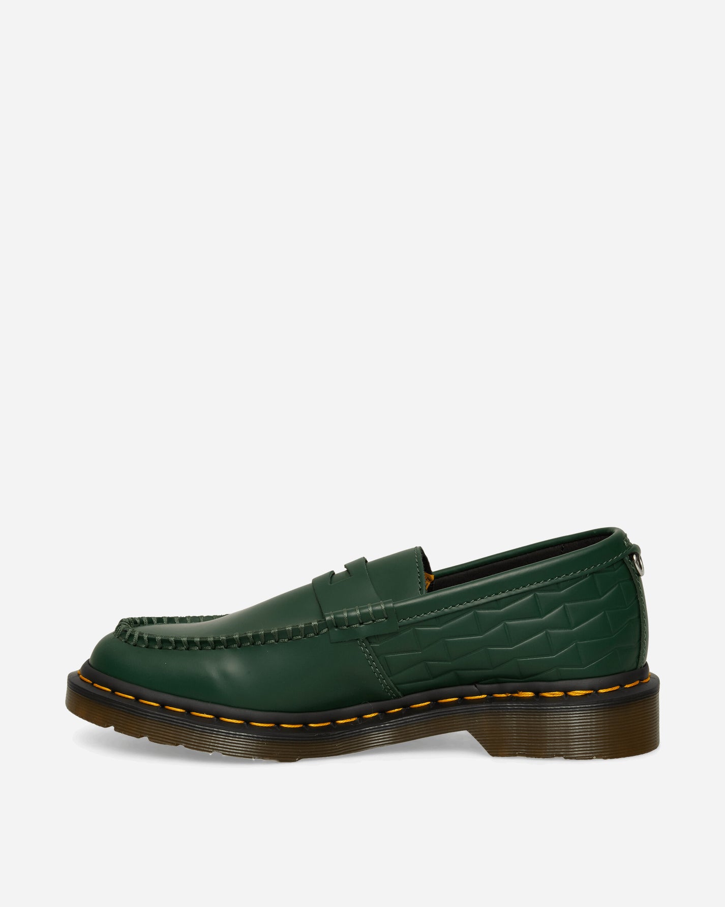 Dr. Martens Wasted Youth Penton Loafer DMs Green Smooth Leather Classic Shoes Loafers 44034300