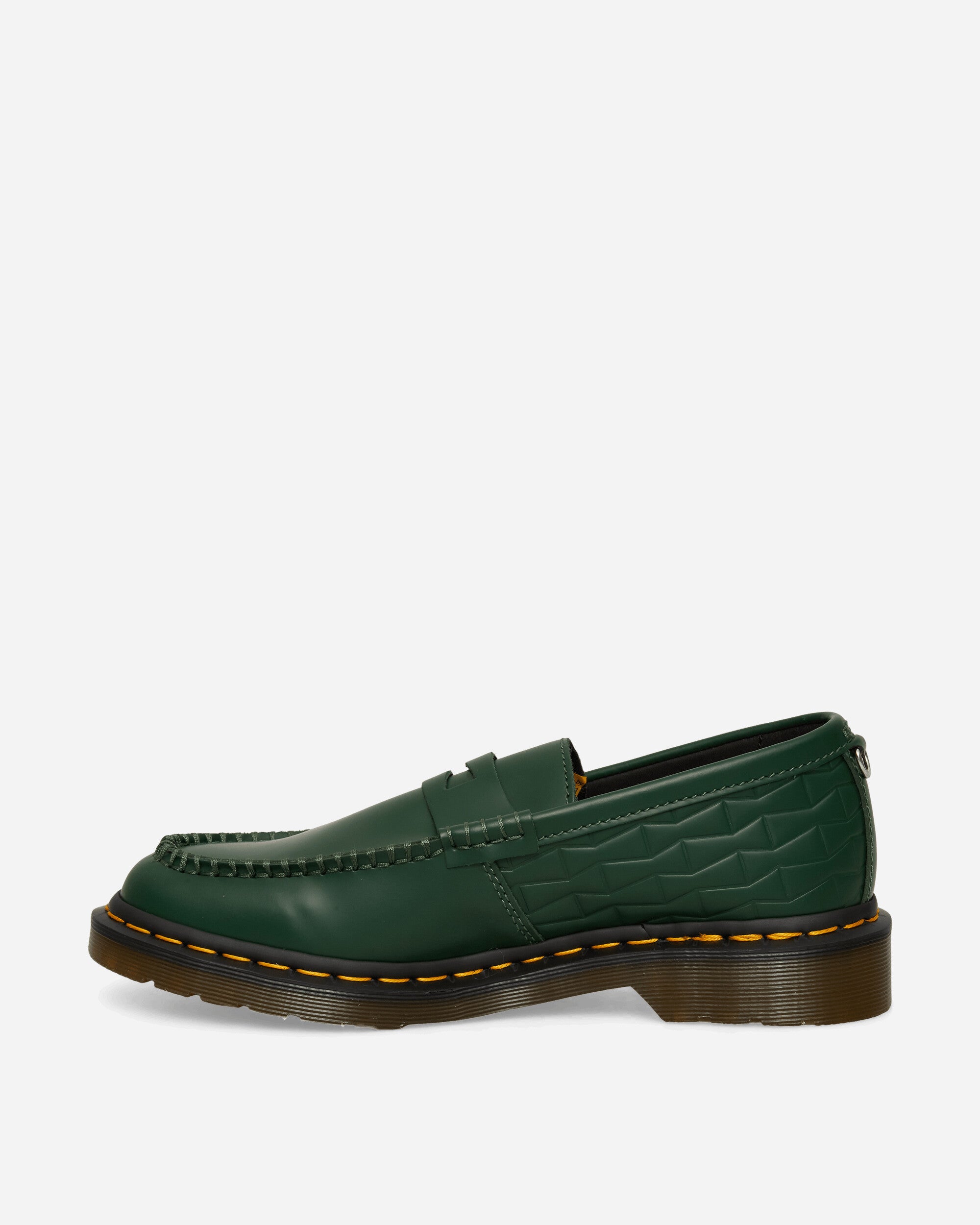 Dr. Martens Wasted Youth Penton Loafer DMs Green Smooth Leather Classic Shoes Loafers 44034300