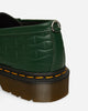 Dr. Martens Wasted Youth Penton Loafer DMs Green Smooth Leather Classic Shoes Loafers 44034300