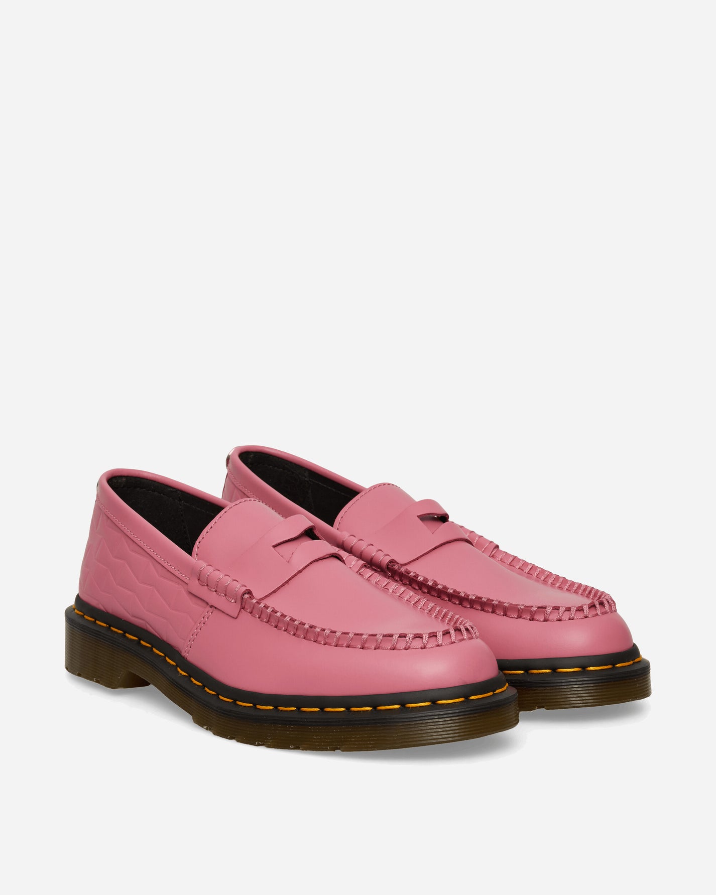 Dr. Martens Wasted Youth Penton Loafer DMs Pink Smooth Leather Classic Shoes Loafers 44034650