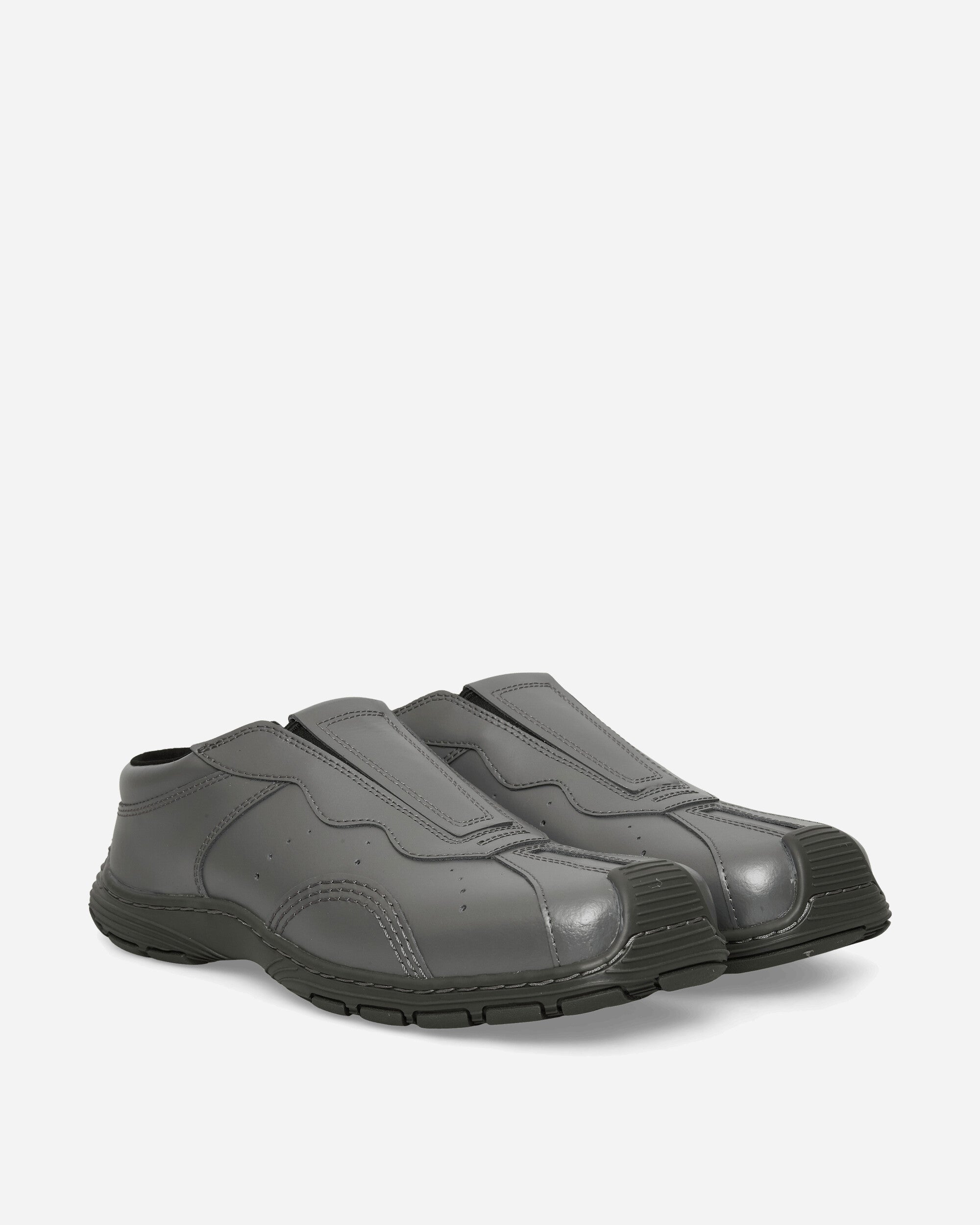 Dr. Martens Aurix Slip On Gunmetal Satin Finish Leather Sneakers Slip-On 42292020