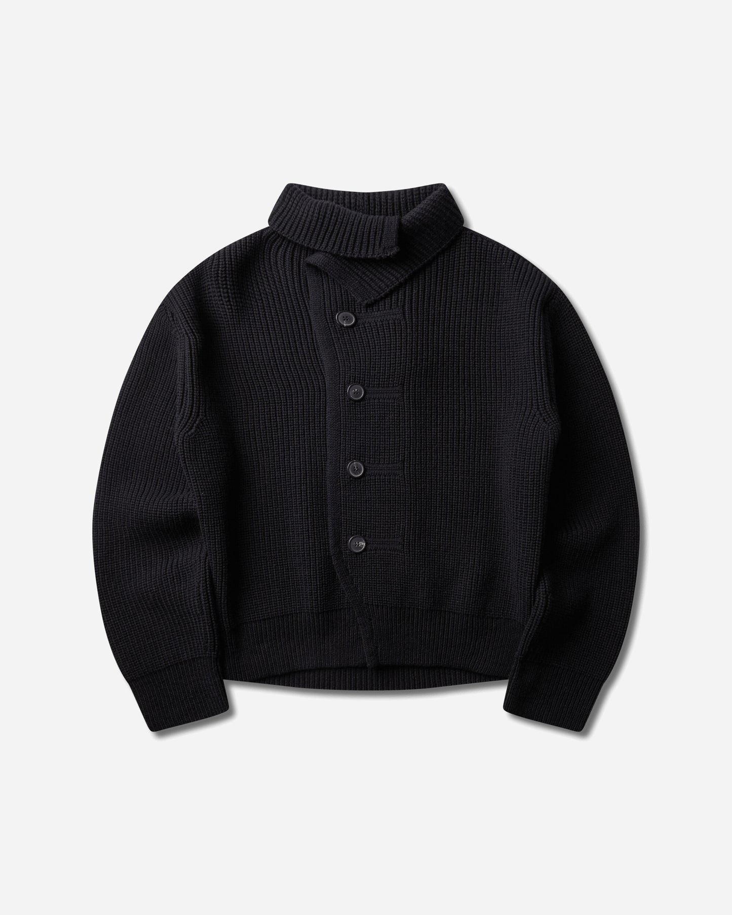Dries Van Noten Marino 4707 Mkcardigan Black Black Knitwears Cardigans 262-021221-4707 900