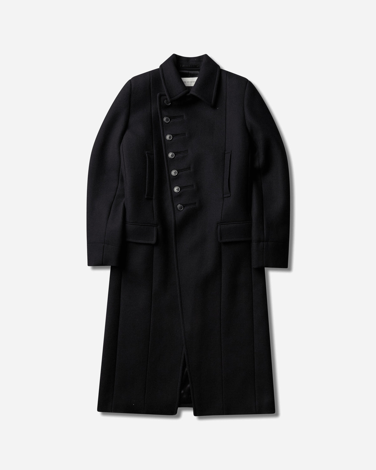 Dries Van Noten Ralen 4216 Mwcoat Black Black Coats and Jackets Coats 262-020210-4216 900