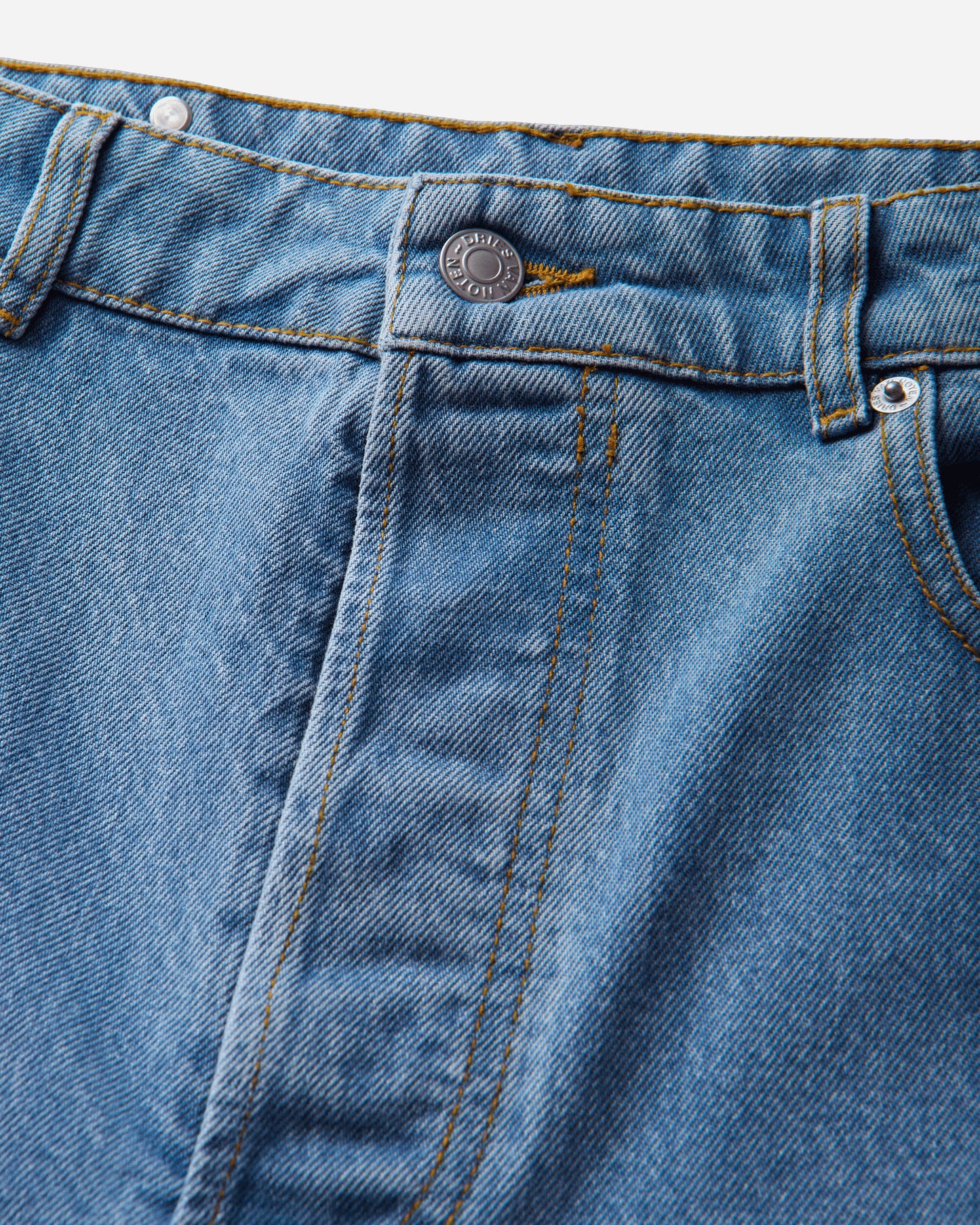 Dries Van Noten Peyter Den 4400 Mwpants Lblu Light Blue Pants Denim 262-020941-4400 514
