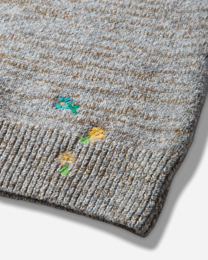 Dries Van Noten Marl 4748 Mksweater Lgry Light Grey Knitwears Gilets 262-021242-4748 800