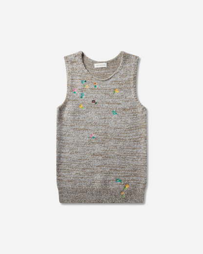 Dries Van Noten Marl 4748 Mksweater Lgry Light Grey Knitwears Gilets 262-021242-4748 800
