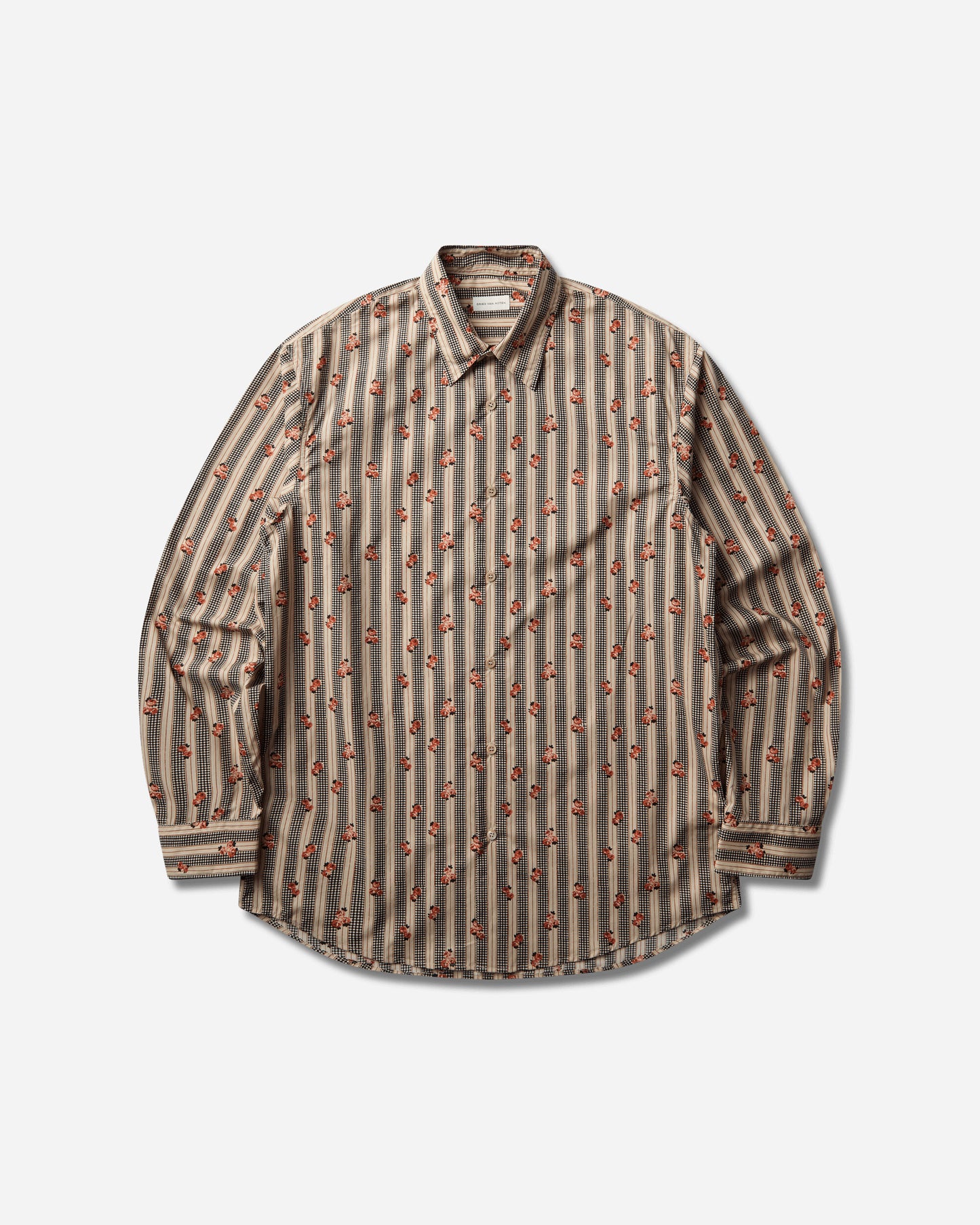 Dries Van Noten Caper 4004 Mwshirt Bei Beige Shirts Longsleeve Shirt 262-020700-4004 103