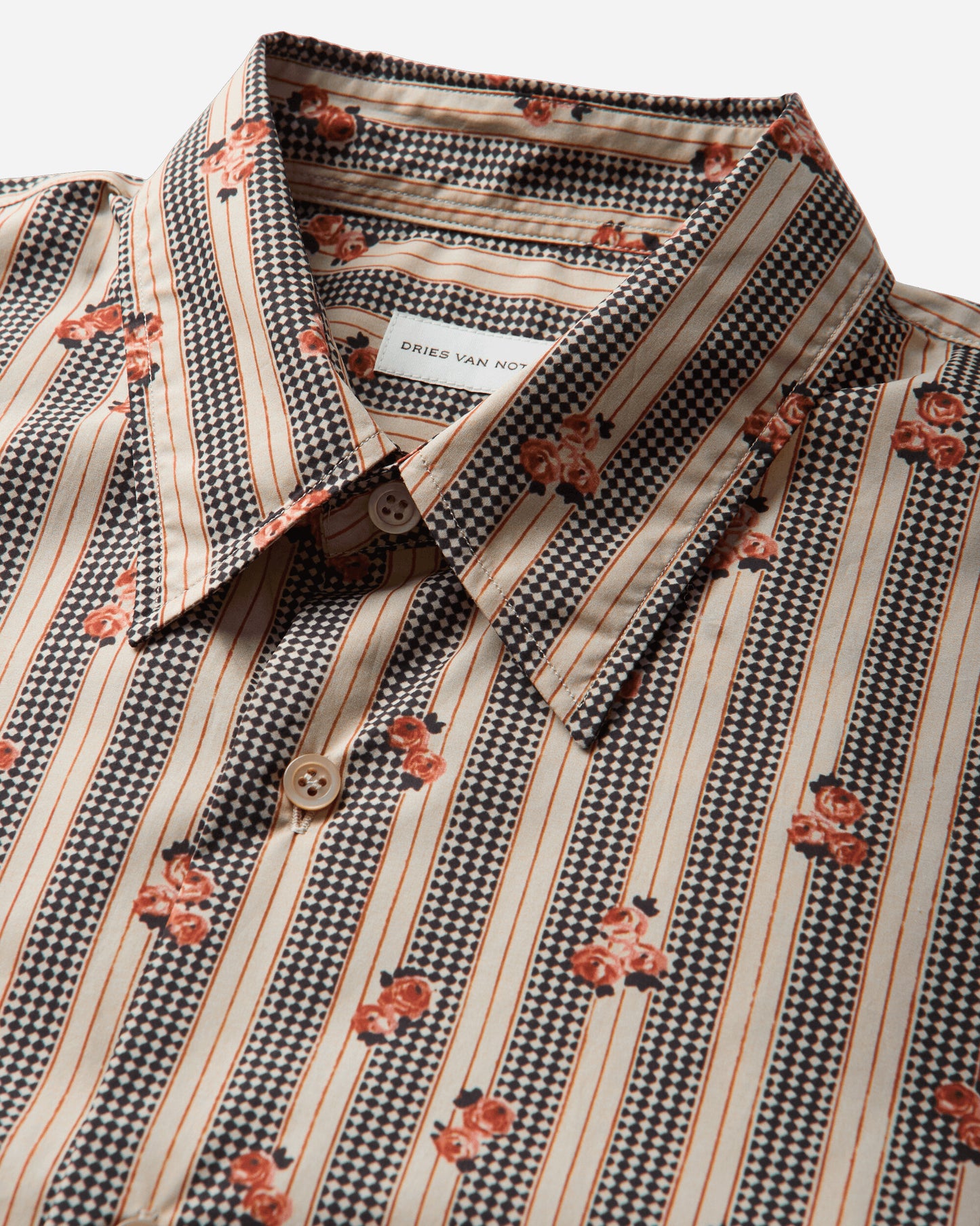 Dries Van Noten Caper 4004 Mwshirt Bei Beige Shirts Longsleeve Shirt 262-020700-4004 103