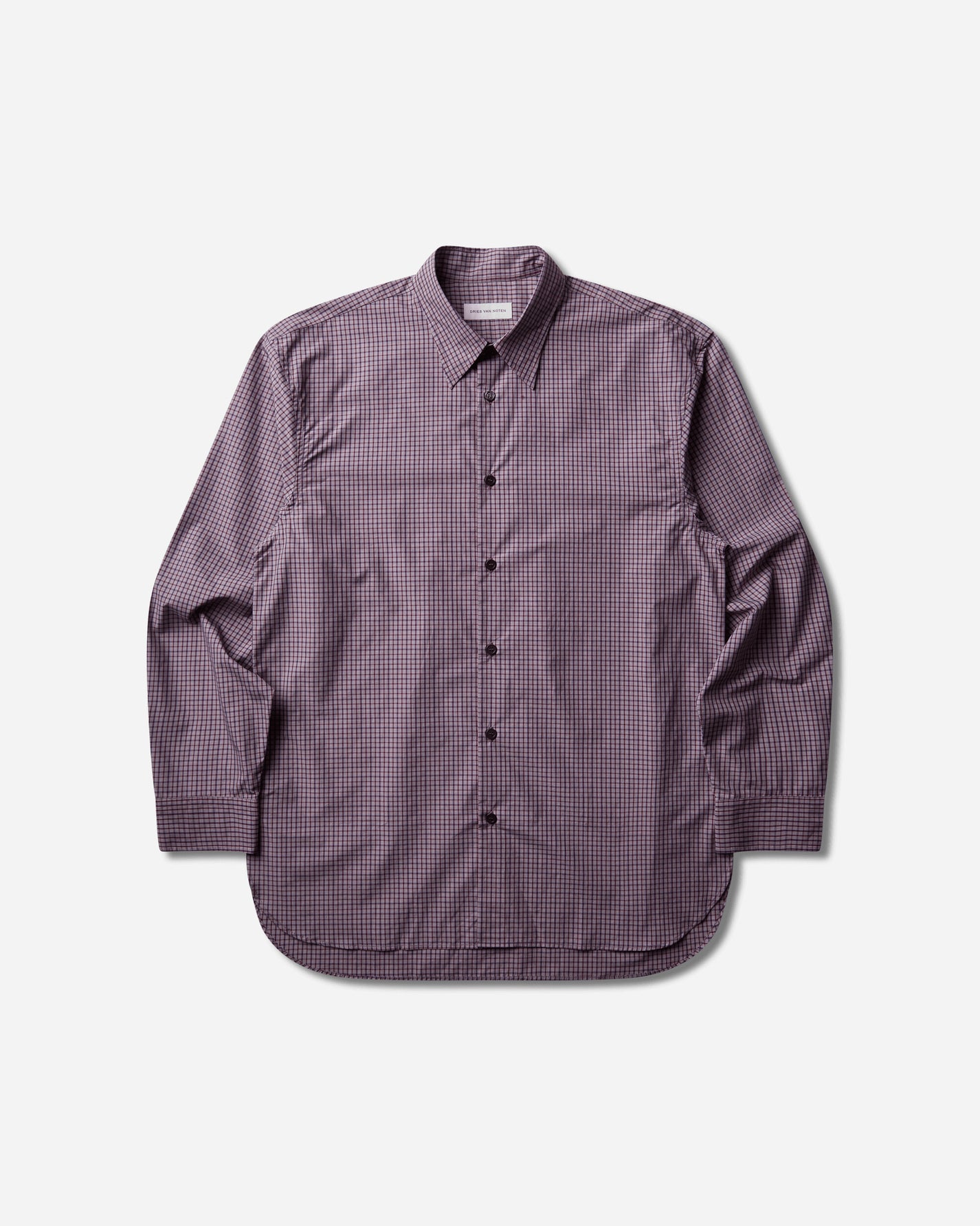 Dries Van Noten Croom 4063 Mwshirt Pur Purple Shirts Longsleeve Shirt 262-020717-4063 401