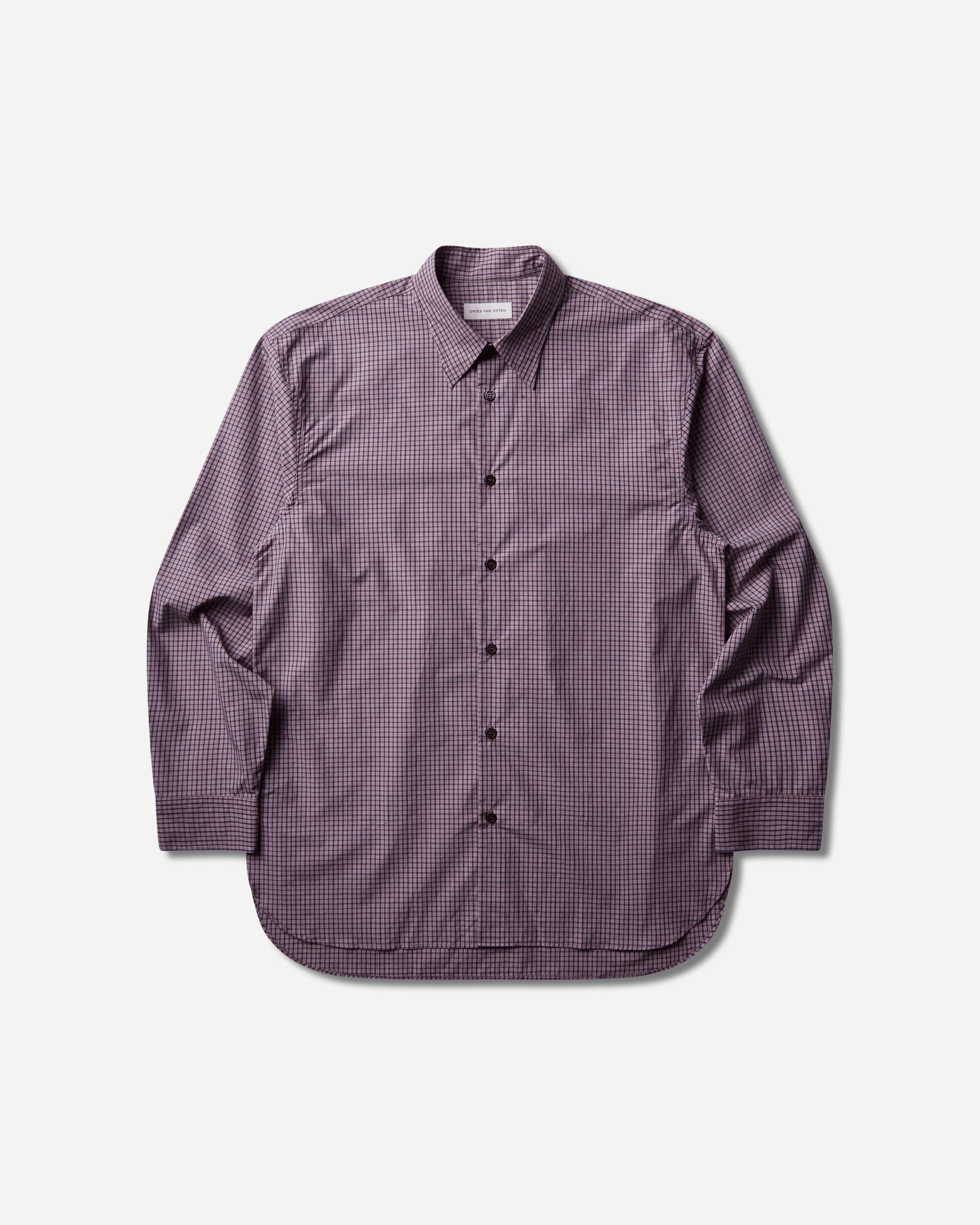 Dries Van Noten Croom 4063 Mwshirt Pur Purple Shirts Longsleeve Shirt 262-020717-4063 401
