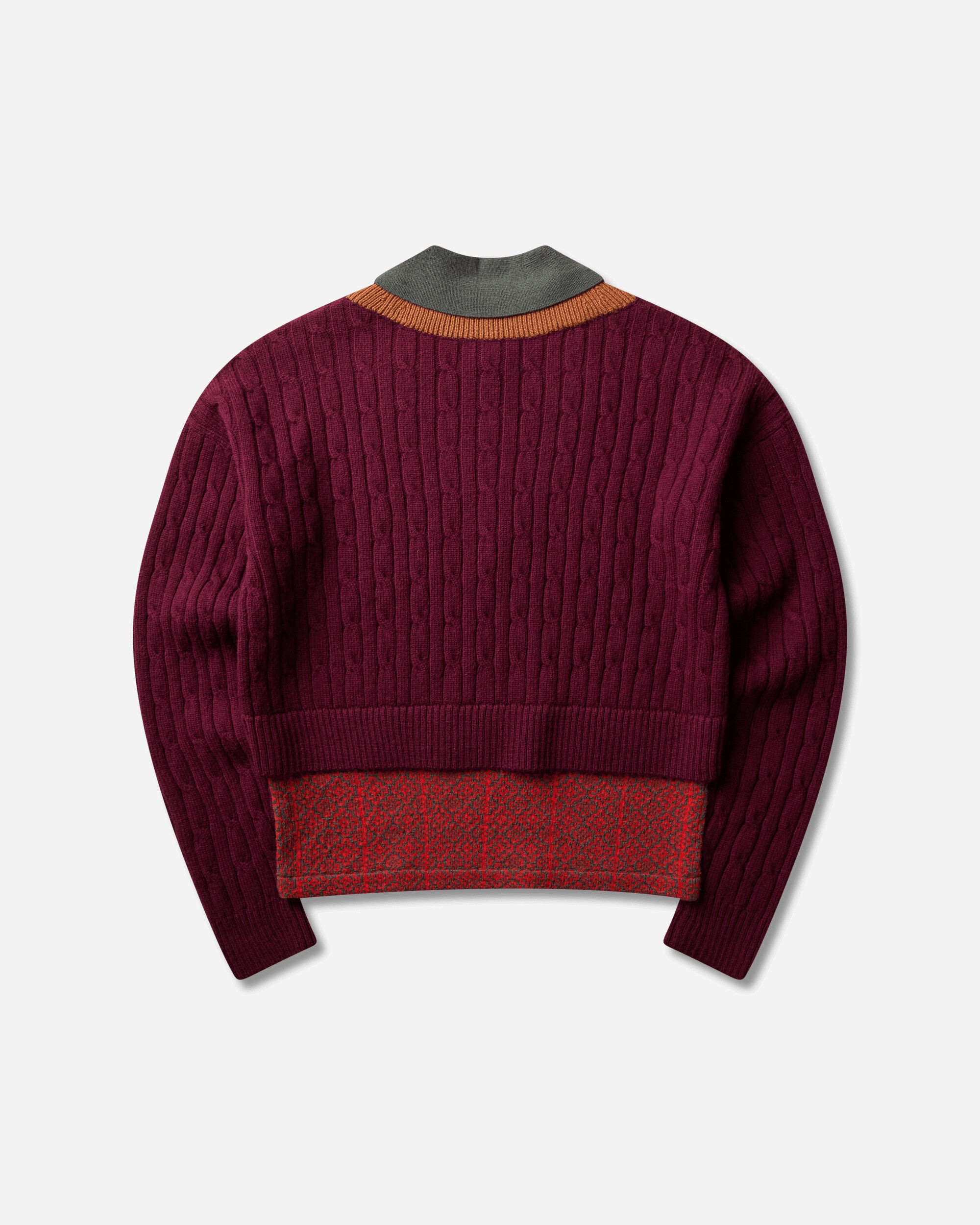 Dries Van Noten Medan 4751 Mksweater Bor Bordeaux Knitwears Sweaters 262-021220-4751 359