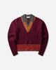 Dries Van Noten Medan 4751 Mksweater Bor Bordeaux Knitwears Sweaters 262-021220-4751 359