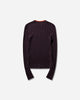 Dries Van Noten Motif Mksweater Dark Purple Knitwears Sweaters 261-021208-3700 402
