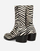Dries Van Noten Leather Boots Zebra Boots Mid Boot 252-021707-302 900