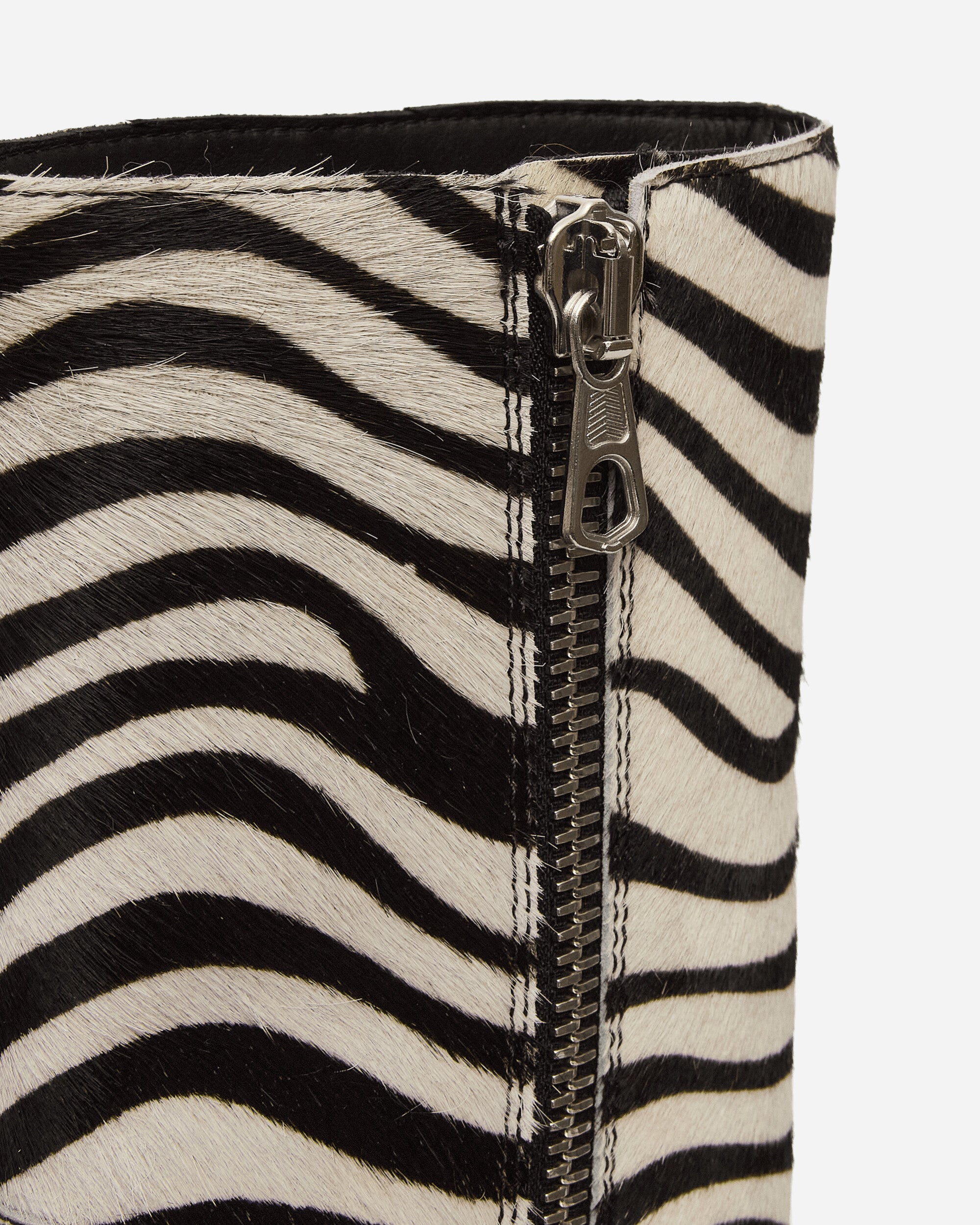 Dries Van Noten Leather Boots Zebra Boots Mid Boot 252-021707-302 900